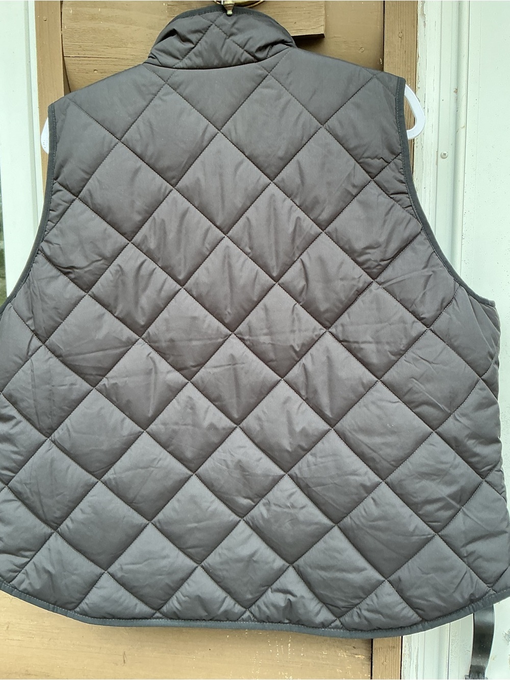 J.Crew Quilted Vest Women’s 2X Black Gingham Lined NWT - Picture 7 of 12